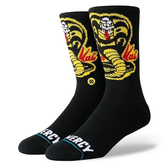 Stance X The Karate Kid Cobra Kai 2018 Men’s Socks Size Large NEW - Picture 1 of 3